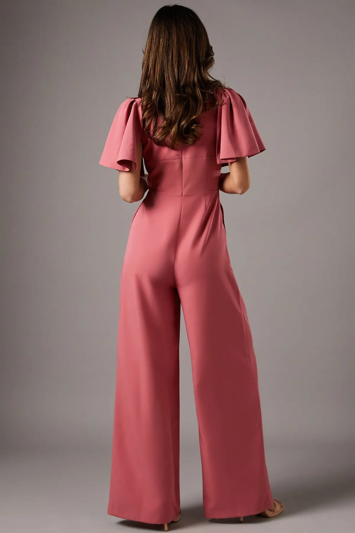 Coast Combinaison Décolletée à Manches Volantées<Femme Combinaisons Et Combishorts