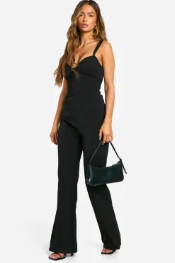 boohoo Combinaison à jambes larges<Femme Combinaisons Et Combishorts