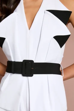 Coast Combinaison Lisa Tan À Encolure En V Effet Couture<Femme Combinaisons Et Combishorts