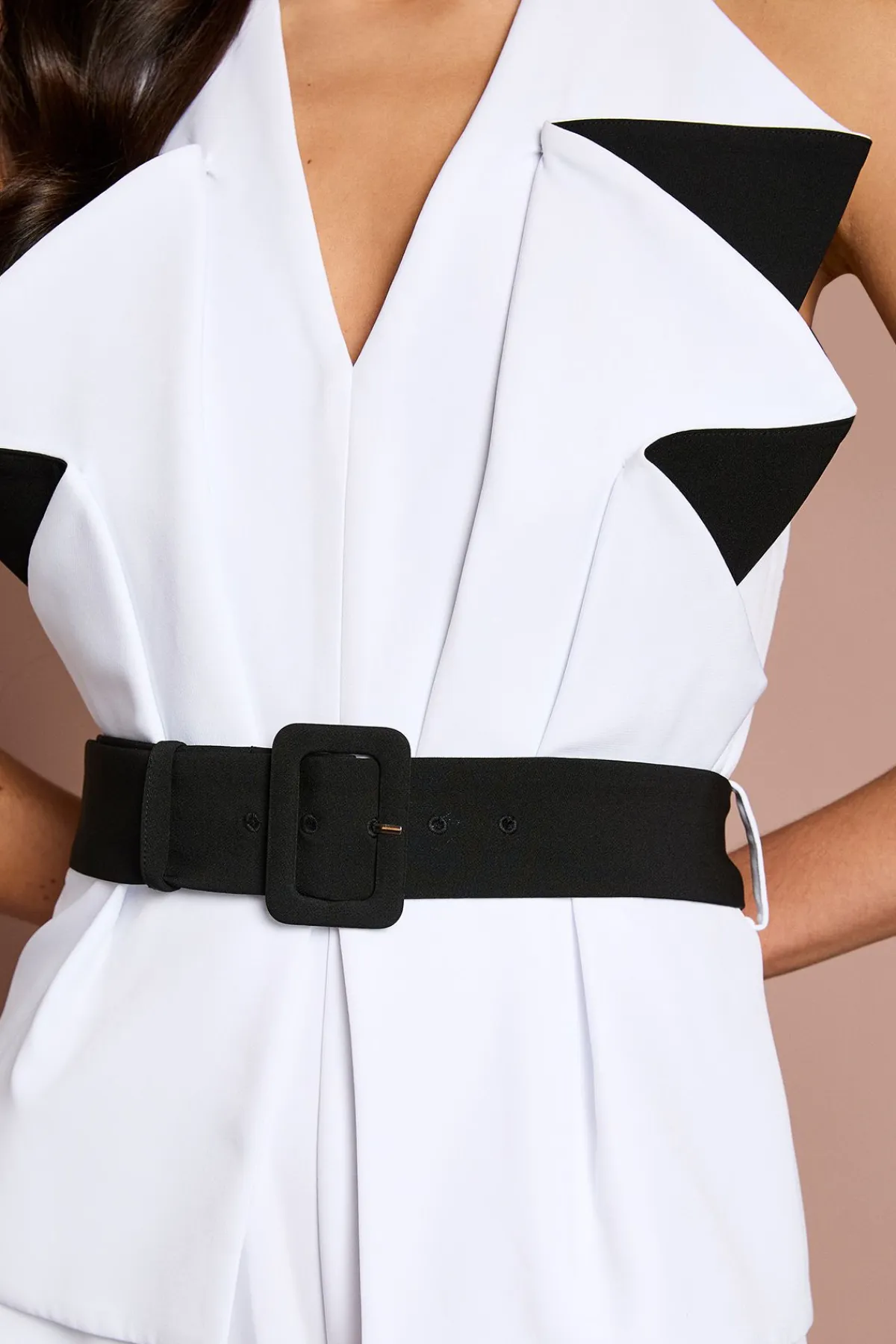 Coast Combinaison Lisa Tan À Encolure En V Effet Couture<Femme Combinaisons Et Combishorts