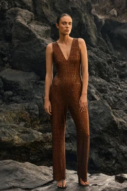 Combinaison Ornée De Cristaux Premium