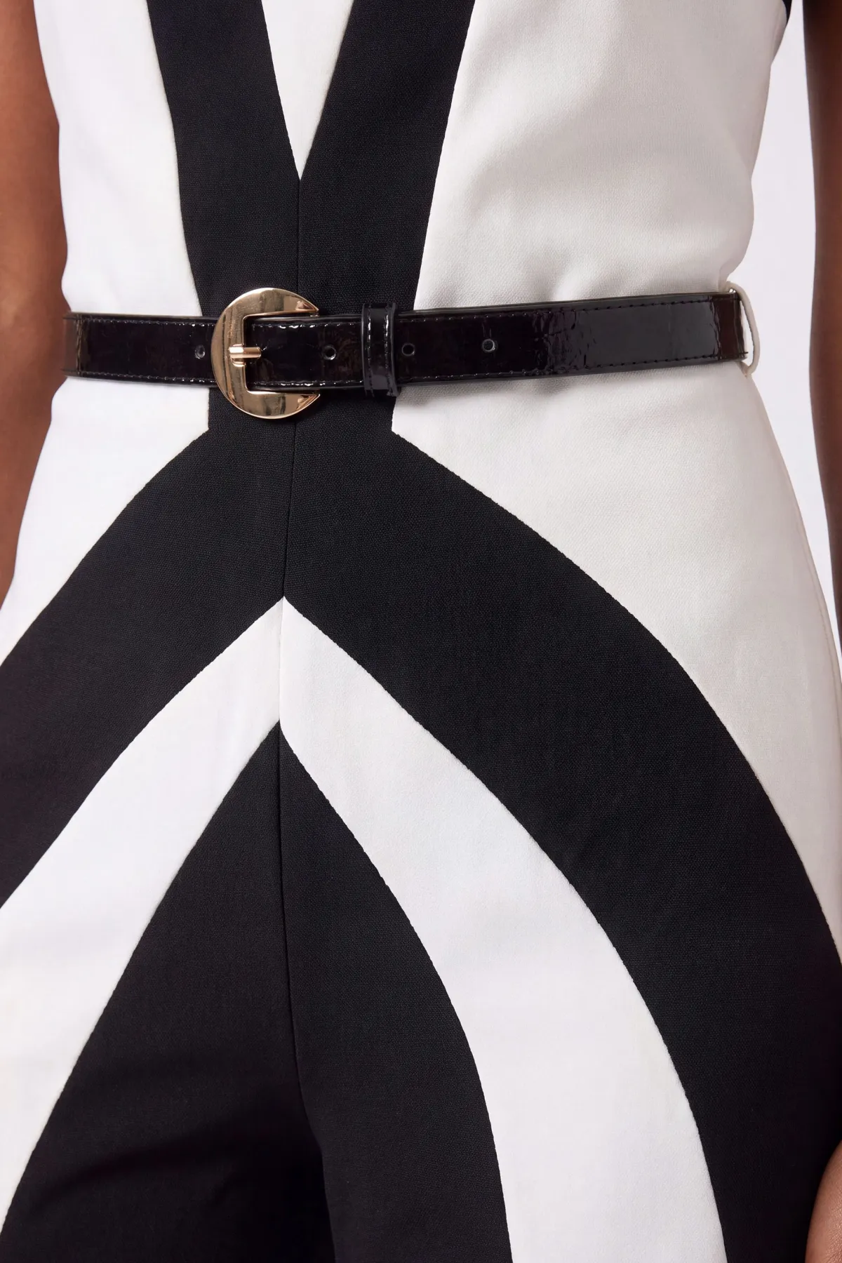 KarenMillen Combinaison-pantalon Bandeau Ajustée En Maille Stretch À Blocs De Couleur<Femme Combinaisons Et Combishorts