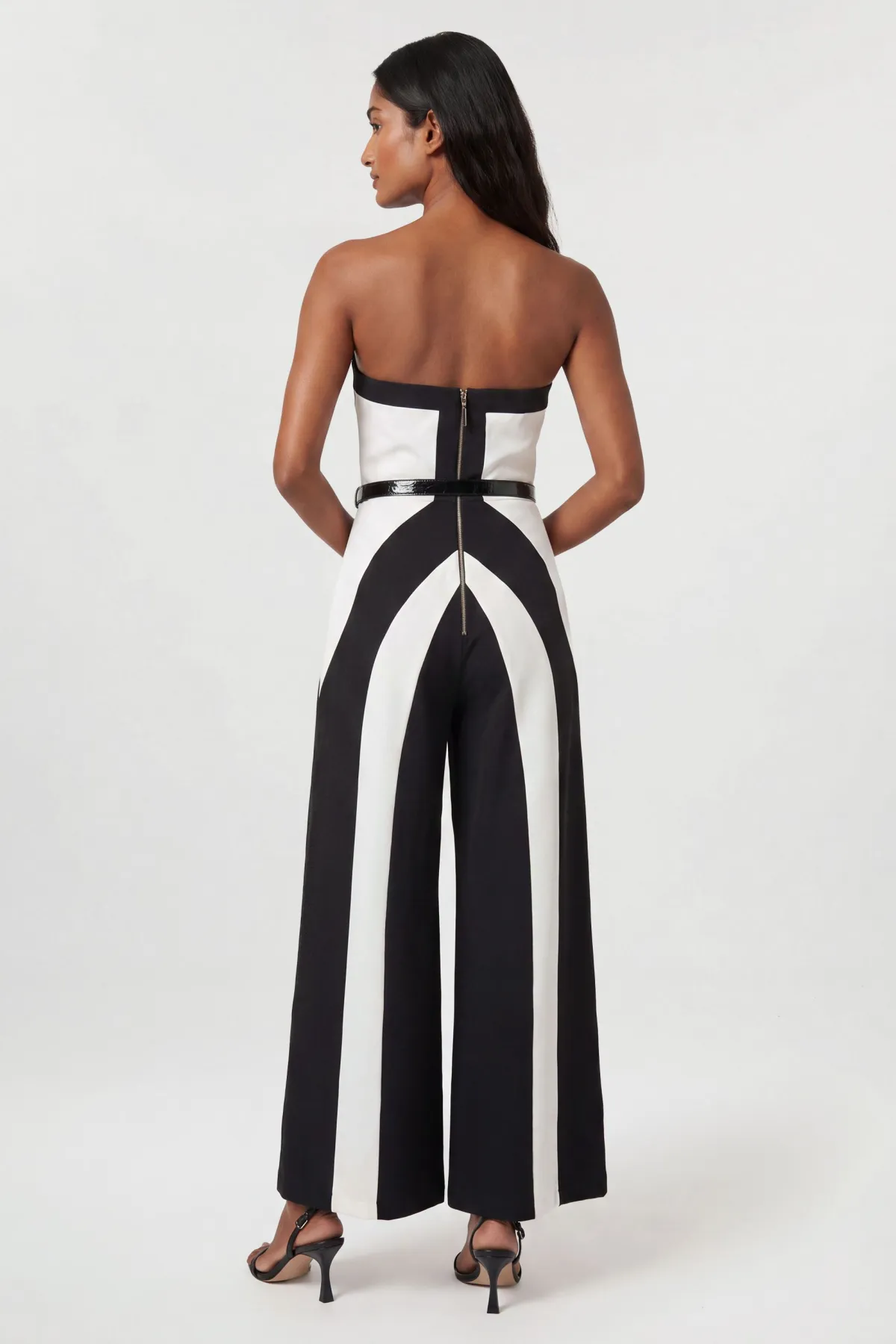 KarenMillen Combinaison-pantalon Bandeau Ajustée En Maille Stretch À Blocs De Couleur<Femme Combinaisons Et Combishorts