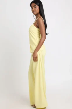 boohoo Combinaison-pantalon Jambes Larges Bustier Ajustée<Femme Combinaisons Et Combishorts
