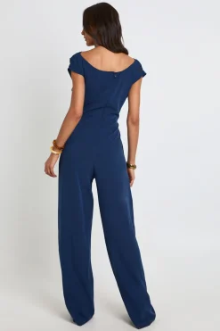 Combinaison Pantalon Large Asymétrique Pour Grandes Tailles