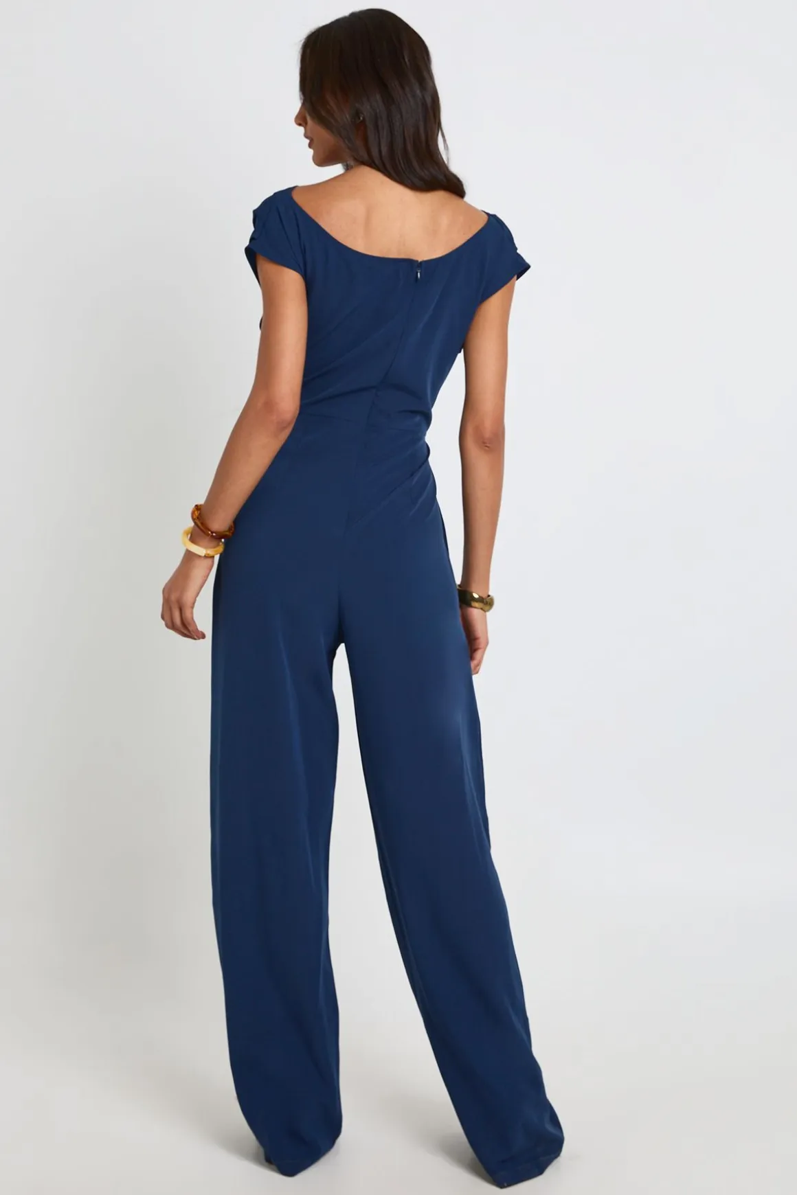 Combinaison Pantalon Large Asymétrique Pour Grandes Tailles