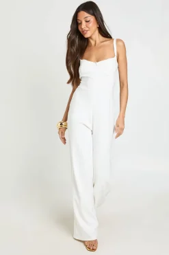 boohoo Combinaison Pantalon Large Avec Armatures Et Détails De Coutures<Femme Combinaisons Et Combishorts