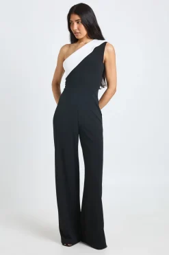 Combinaison-pantalon Large Monochrome Pour Femmes Grandes Tailles