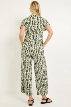 Wallis Combinaison Petite À Cordon En Jersey Géométrique<Femme Combinaisons Et Combishorts