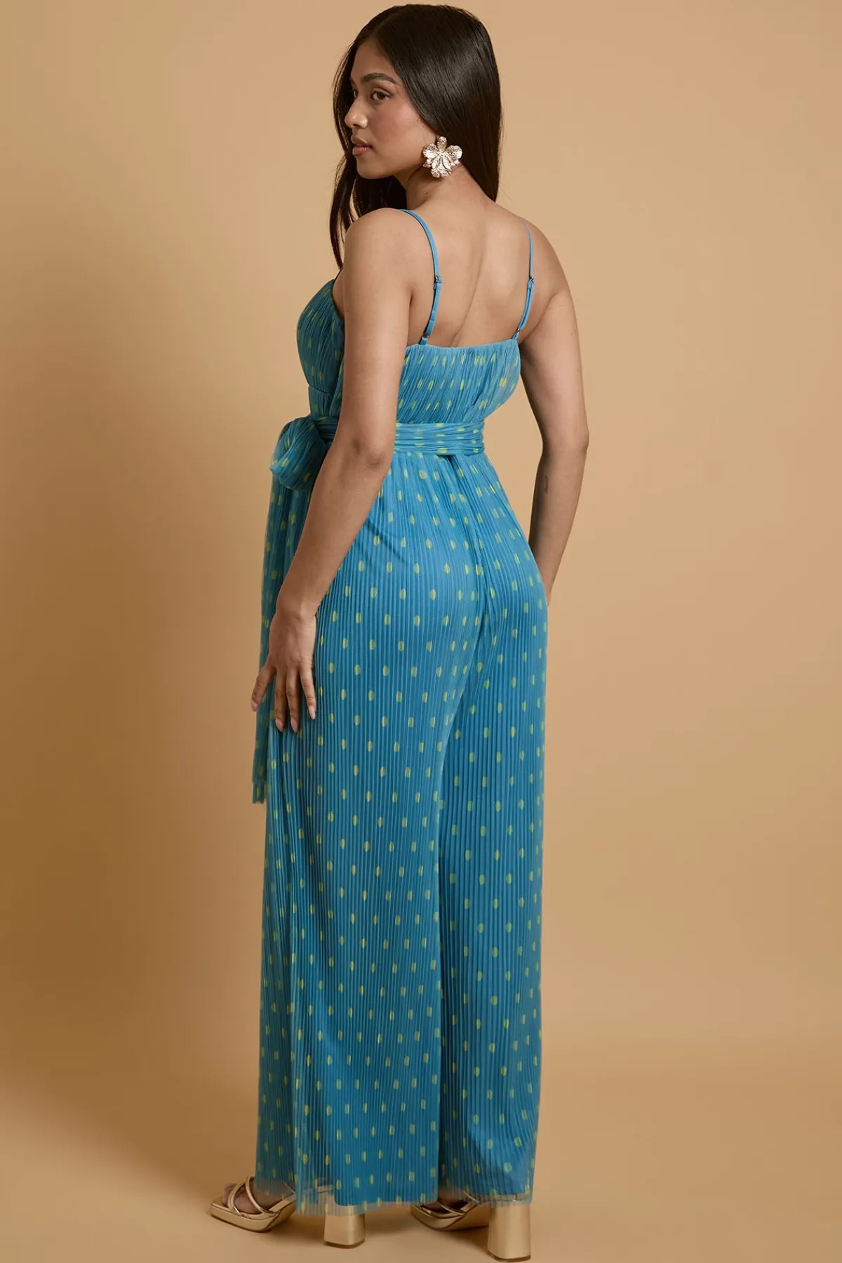 Oasis Combinaison Petite En Mesh Plissé Avec Détail Corset<Femme Combinaisons Et Combishorts
