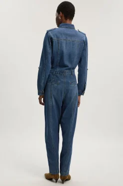 KarenMillen Combinaison Salopette en Denim<Femme Denim|Combinaisons Et Combishorts
