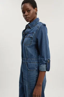 KarenMillen Combinaison Salopette en Denim<Femme Denim|Combinaisons Et Combishorts
