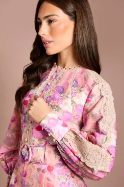 Combinaison-short En Coton À Imprimé Floral