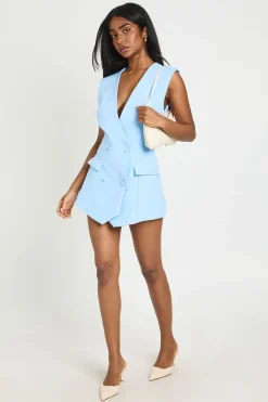 Combinaison-short À Jupe-culotte Ajustée