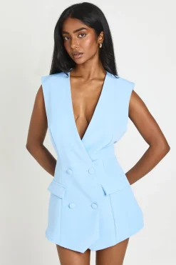 Combinaison-short À Jupe-culotte Ajustée