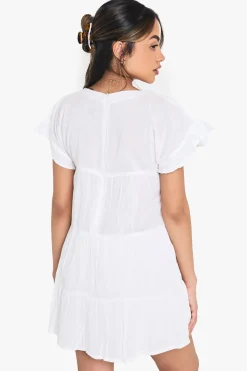 boohoo Combinaison smock brodée<Femme Combinaisons Et Combishorts