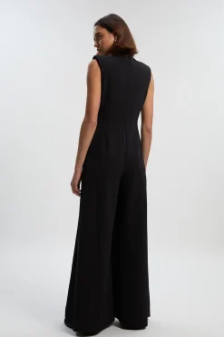 KarenMillen Combinaison Tailleur Drapée à Jambes Larges<Femme Tailleurs|Combinaisons Et Combishorts
