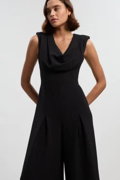KarenMillen Combinaison Tailleur Drapée à Jambes Larges<Femme Tailleurs|Combinaisons Et Combishorts