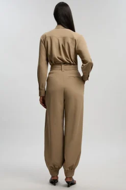 Combinaison Tissée À Revers Avec Détails Utilitaires