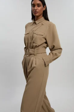 Combinaison Tissée À Revers Avec Détails Utilitaires
