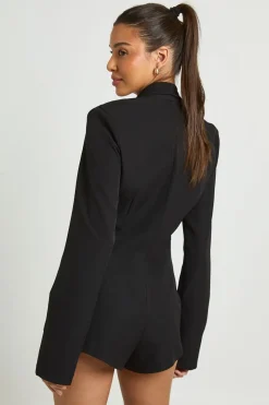 Combi-short Ajustée À Décolleté Plongeant