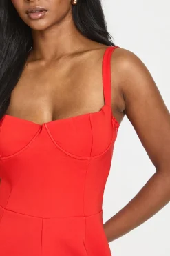 Combishort À Armatures Avec Détails De Coutures