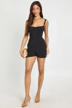 Combi-short À Armatures Avec Détails De Coutures
