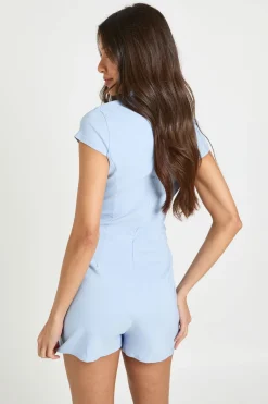 Combi-short Col Montant À Détail Découpe Trou De Serrure