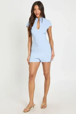 Combi-short Col Montant À Détail Découpe Trou De Serrure