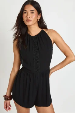 boohoo Combi-short À Détail De Finition Texturée<Femme Combinaisons Et Combishorts