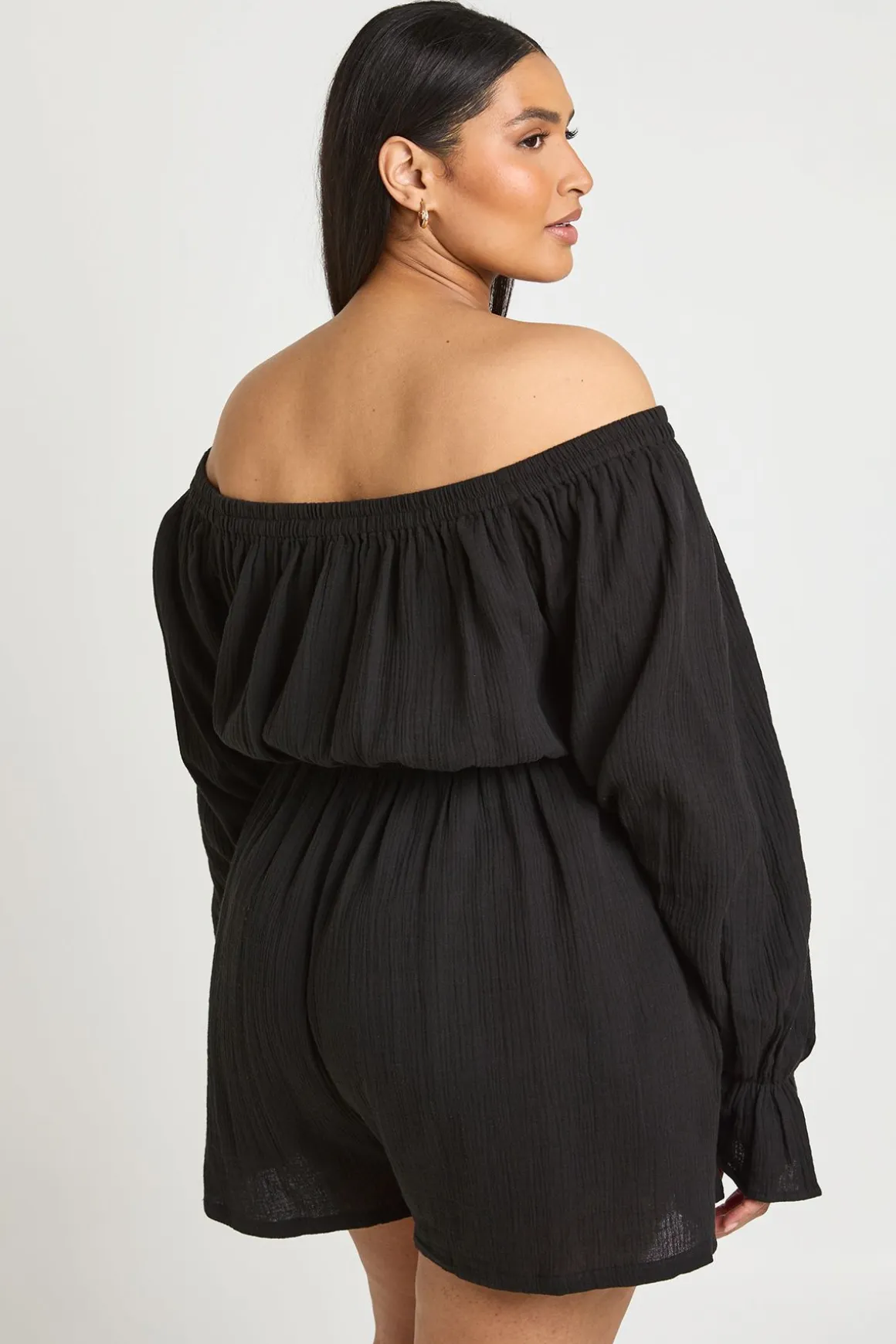 Combi-short Grande Taille Laitière Avec Nœud Devant