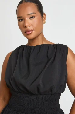 Combi-short Grande Taille À Taille Froncée