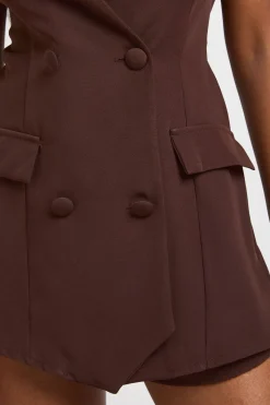 boohoo Combi-short Jupe-culotte Tailleur<Femme Tailleurs|Combinaisons Et Combishorts