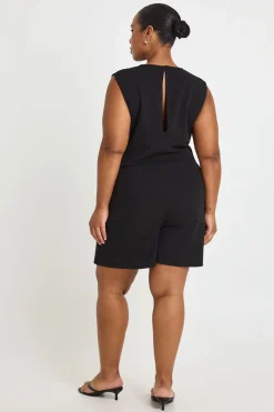 Combi-short Jupe Grande Taille Sans Manches Avec Détail De Poches