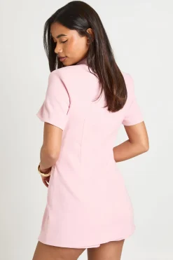 boohoo Combi-short Jupe-short Boutonnée Ajustée<Femme Tailleurs|Combinaisons Et Combishorts