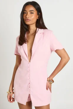 boohoo Combi-short Jupe-short Boutonnée Ajustée<Femme Tailleurs|Combinaisons Et Combishorts