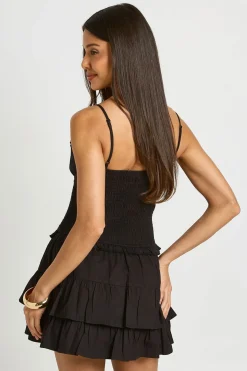 Combi-short Mini À Taille Froncée Et Buste Froncé
