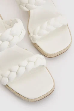 boohoo Compensées Coupe Large À Détail Tressé< Chaussures À Talons|Sandales Compensées