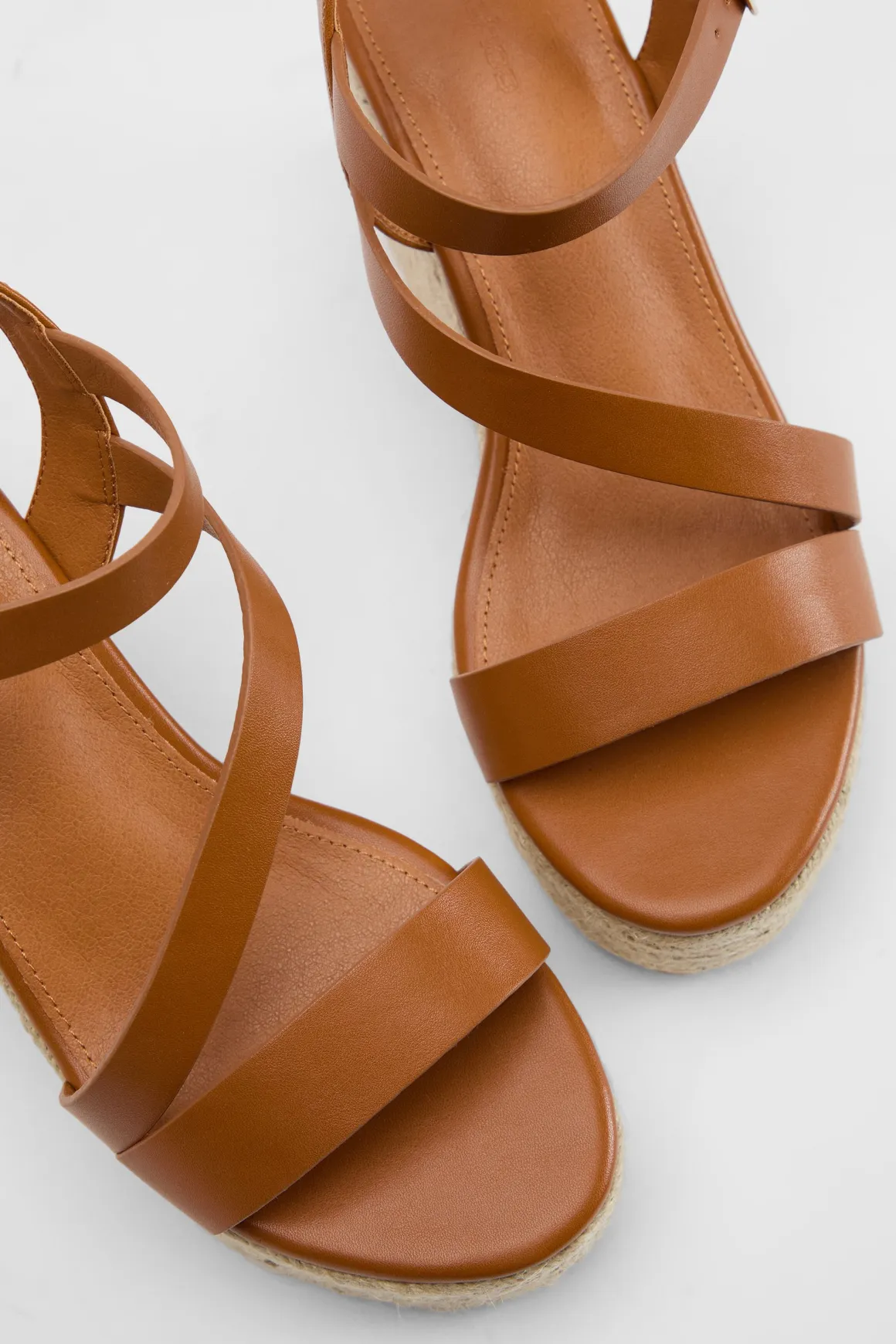 Compensées Espadrilles Asymétriques