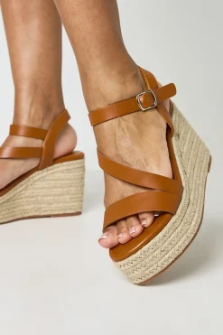 Compensées Espadrilles Asymétriques