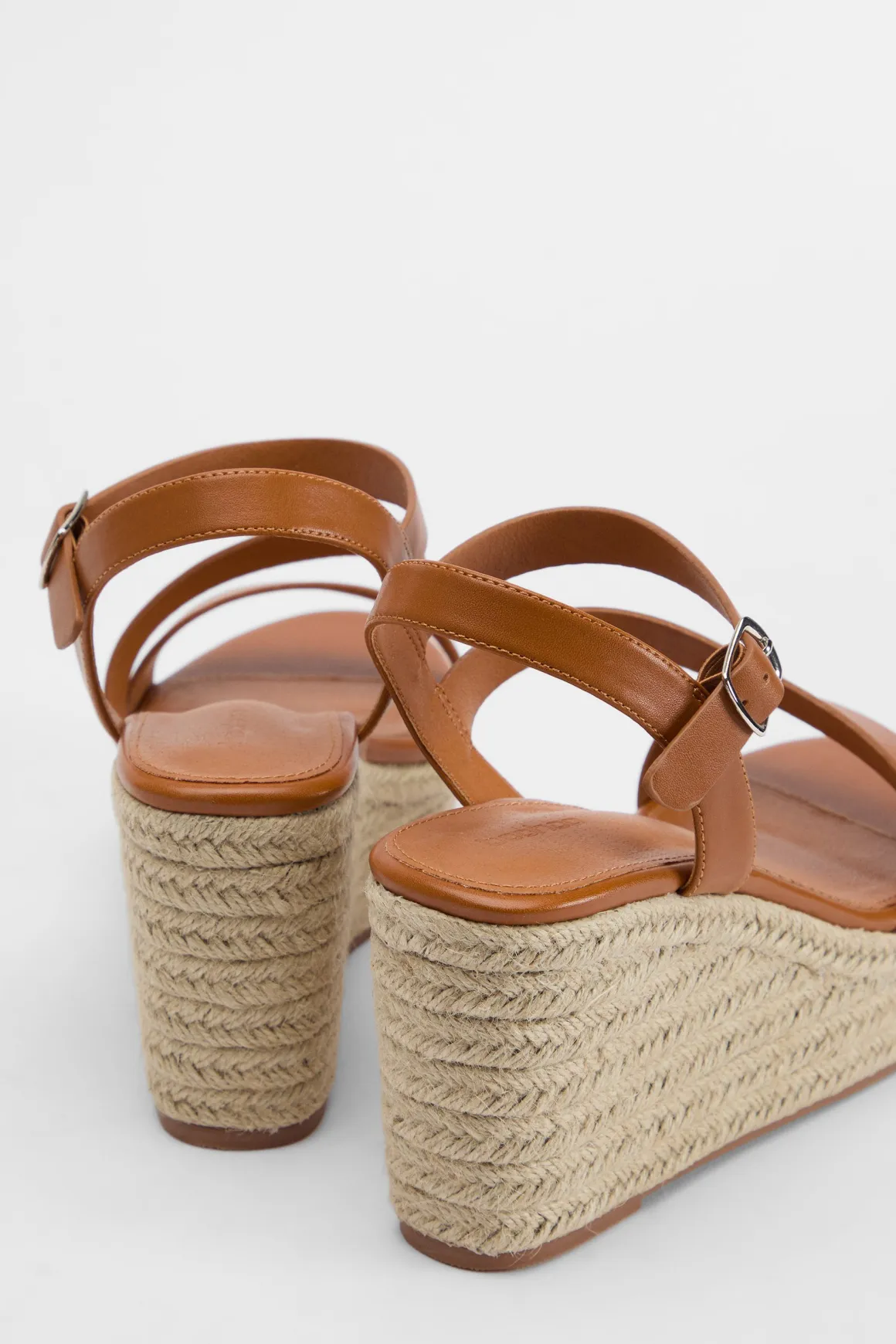 Compensées Espadrilles Asymétriques