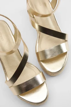Compensées Espadrilles Asymétriques