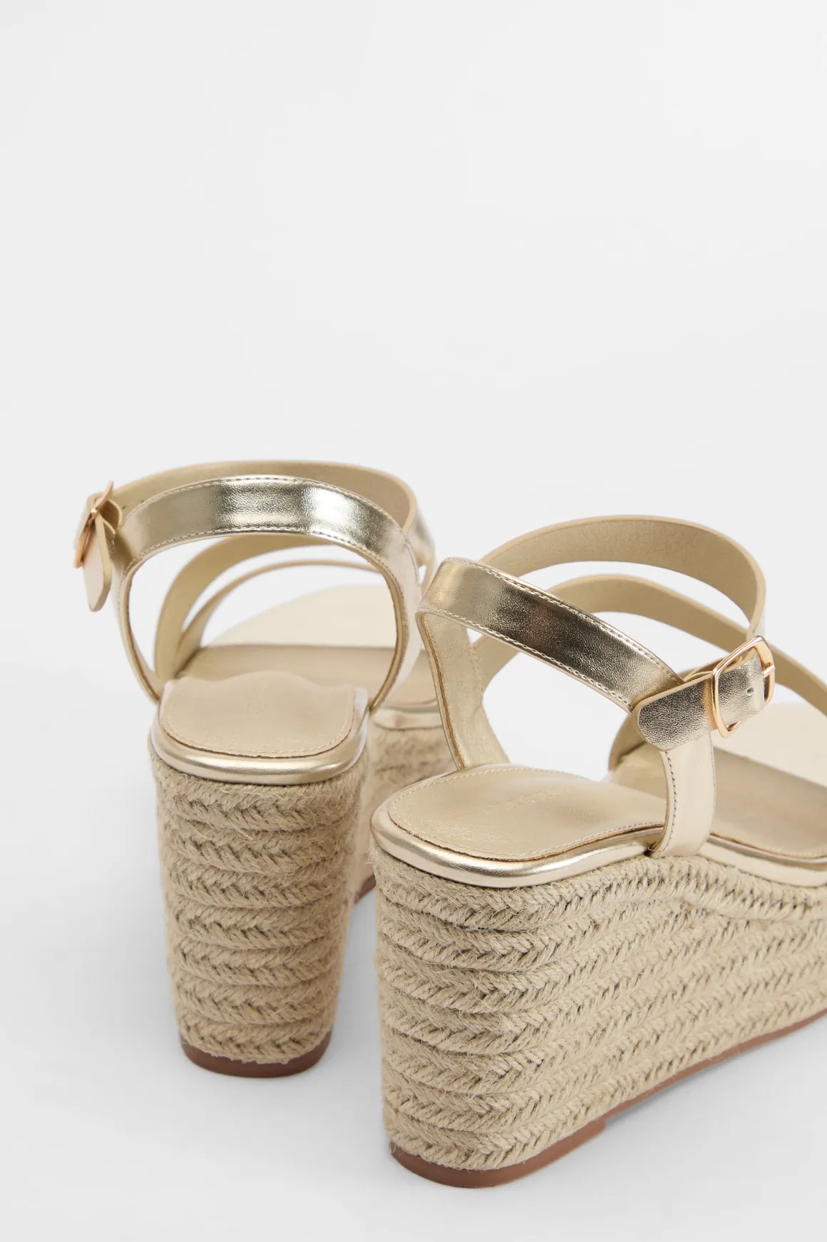 Compensées Espadrilles Asymétriques