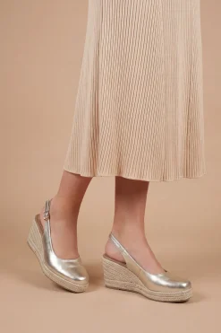 Compensées Espadrilles Hautes Reggie À Bout Fermé Et Bride Arrière