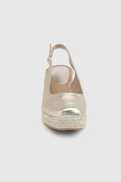 Compensées Espadrilles Hautes Reggie À Bout Fermé Et Bride Arrière