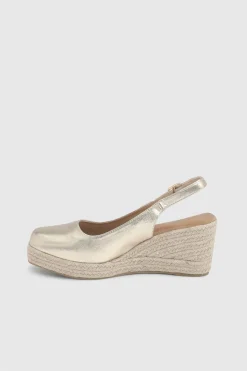 Compensées Espadrilles Hautes Reggie À Bout Fermé Et Bride Arrière