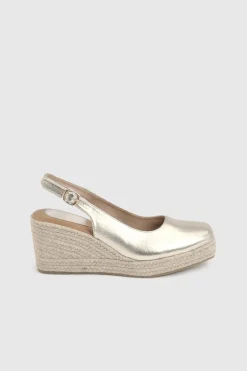 Compensées Espadrilles Hautes Reggie À Bout Fermé Et Bride Arrière