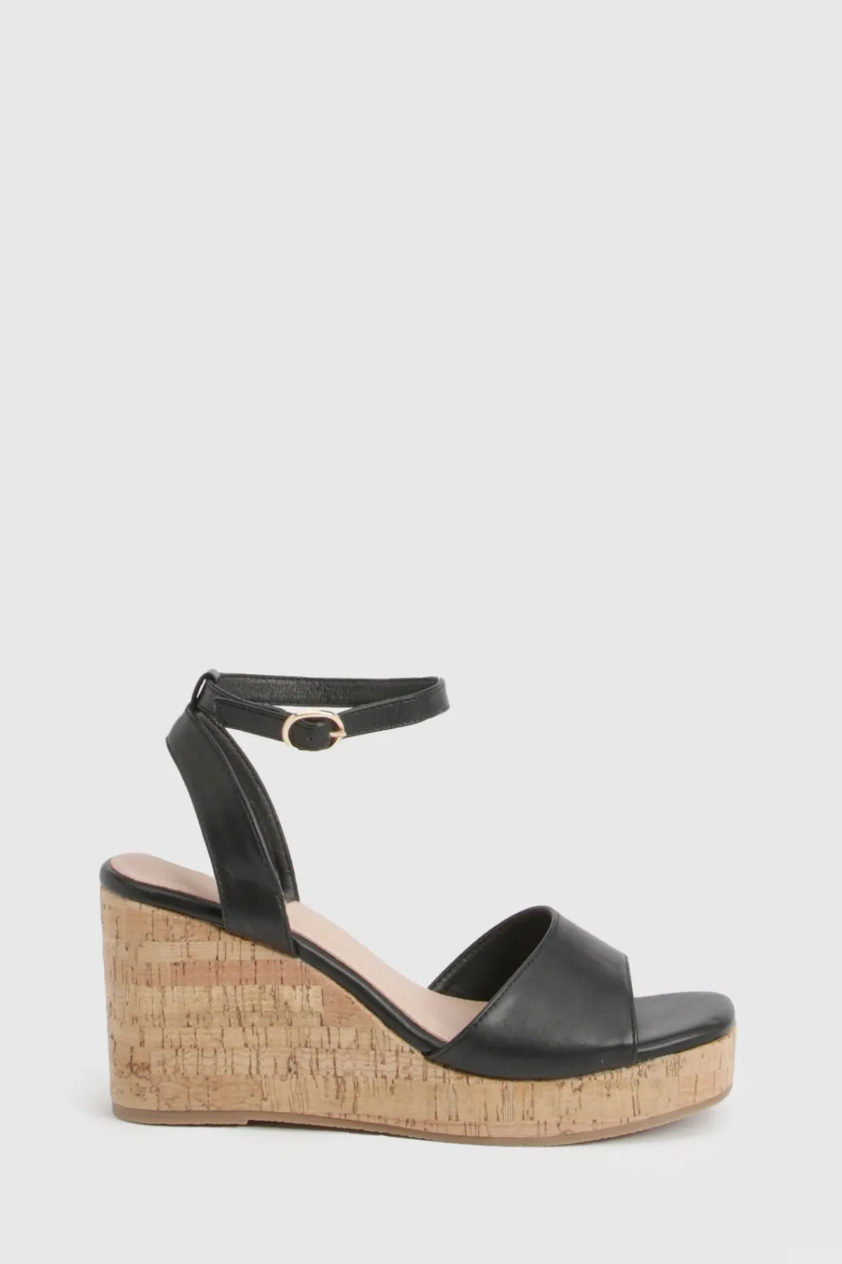 boohoo Compensées Liège Bicolores< Chaussures À Talons|Sandales Compensées