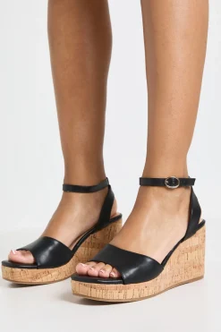 boohoo Compensées Liège Bicolores< Chaussures À Talons|Sandales Compensées