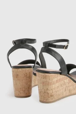 boohoo Compensées Liège Bicolores< Chaussures À Talons|Sandales Compensées